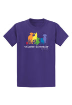 T-shirt: Welcome Diversity Pride - Che Cose Belle
