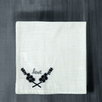 Table Cloth Napkins Set of 4 with Love Embroidery - Che Cose Belle