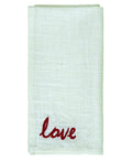 Table Cloth Napkins Set of 4 with Red Embroidery - Che Cose Belle