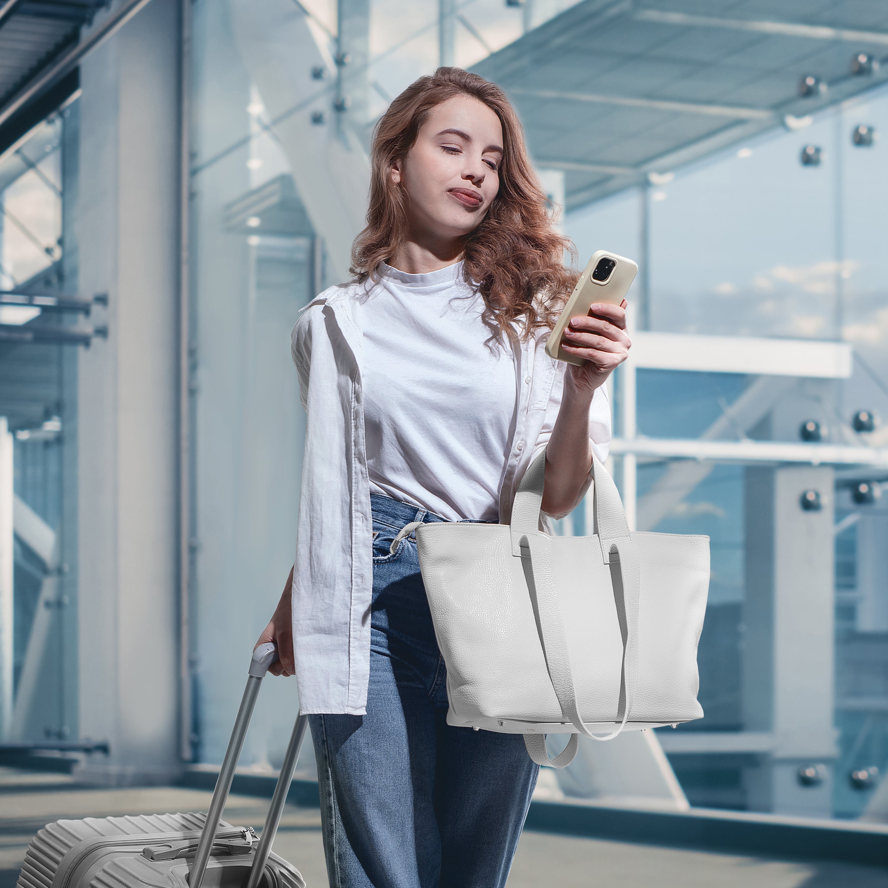 Italian Genuine Calf Leather Tote Bag 122500