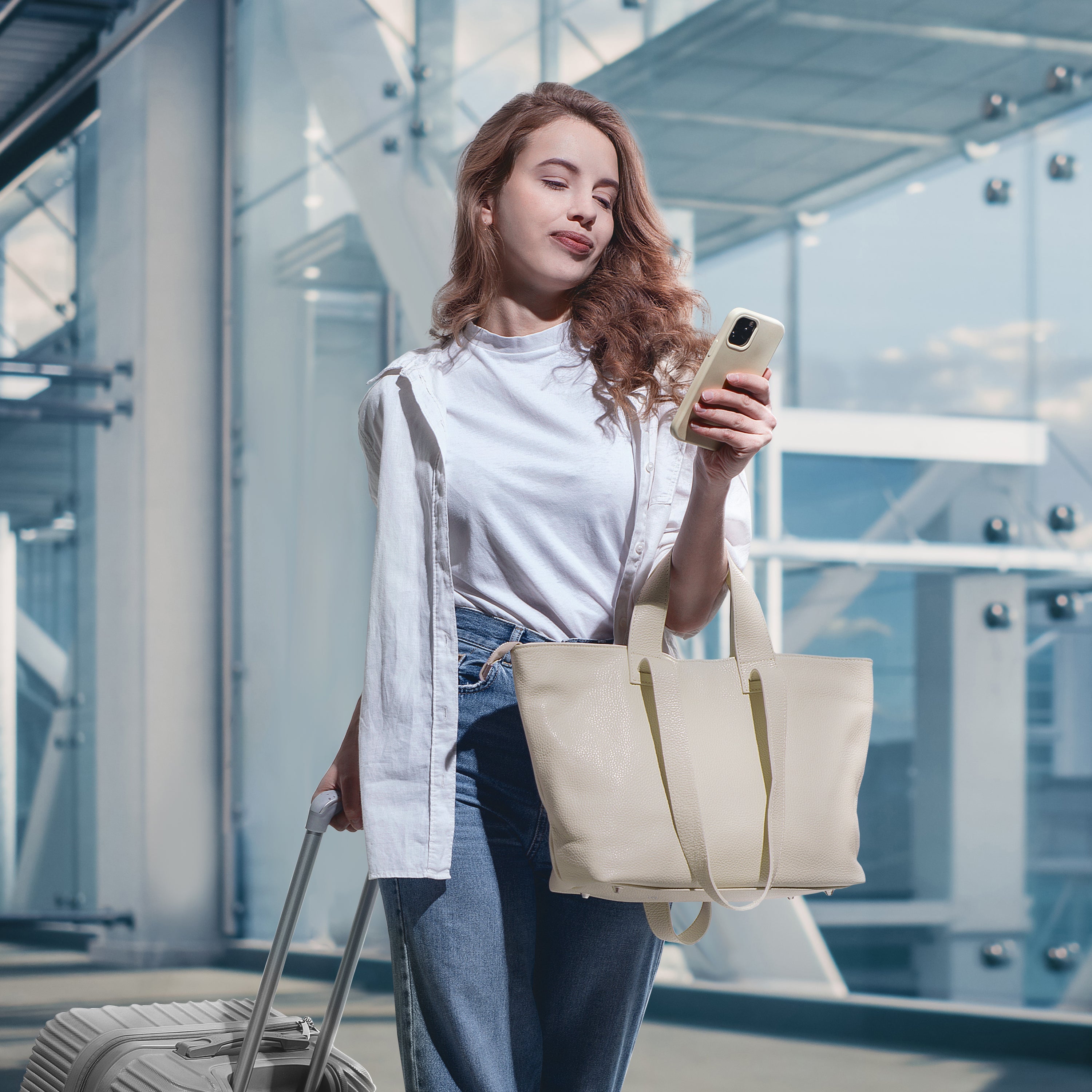 Italian Genuine Calf Leather Tote Bag 122500