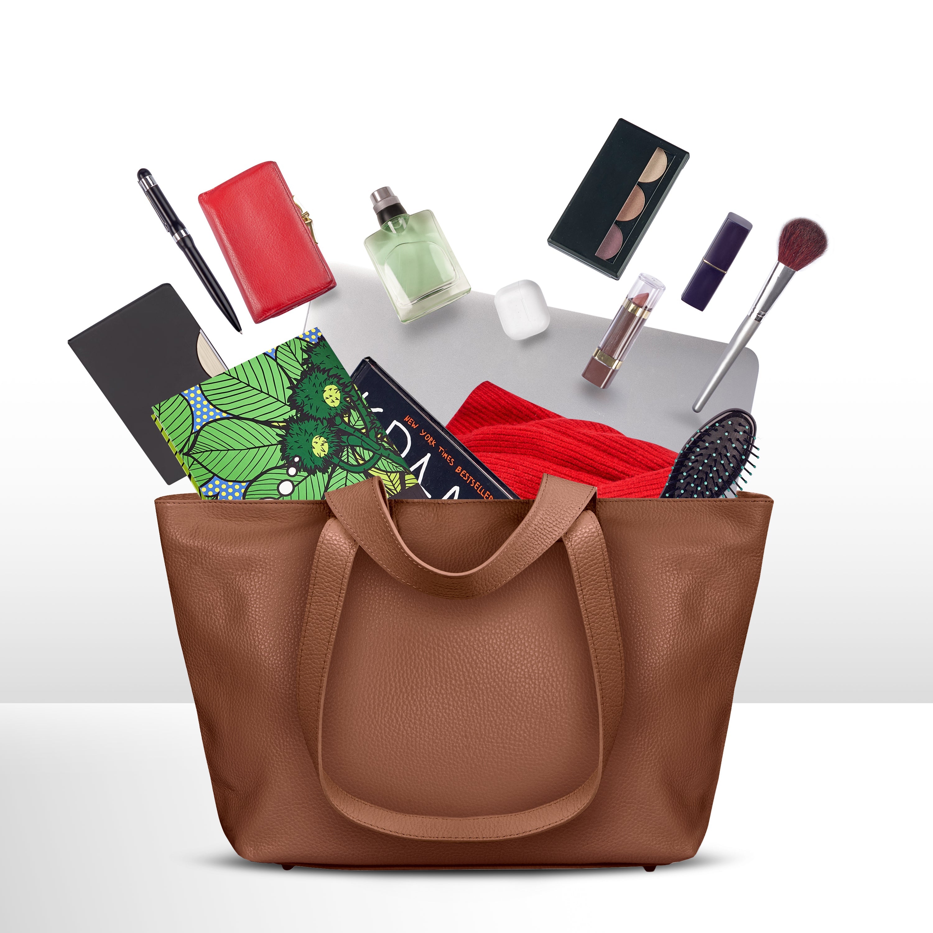 Italian Genuine Calf Leather Tote Bag 122500