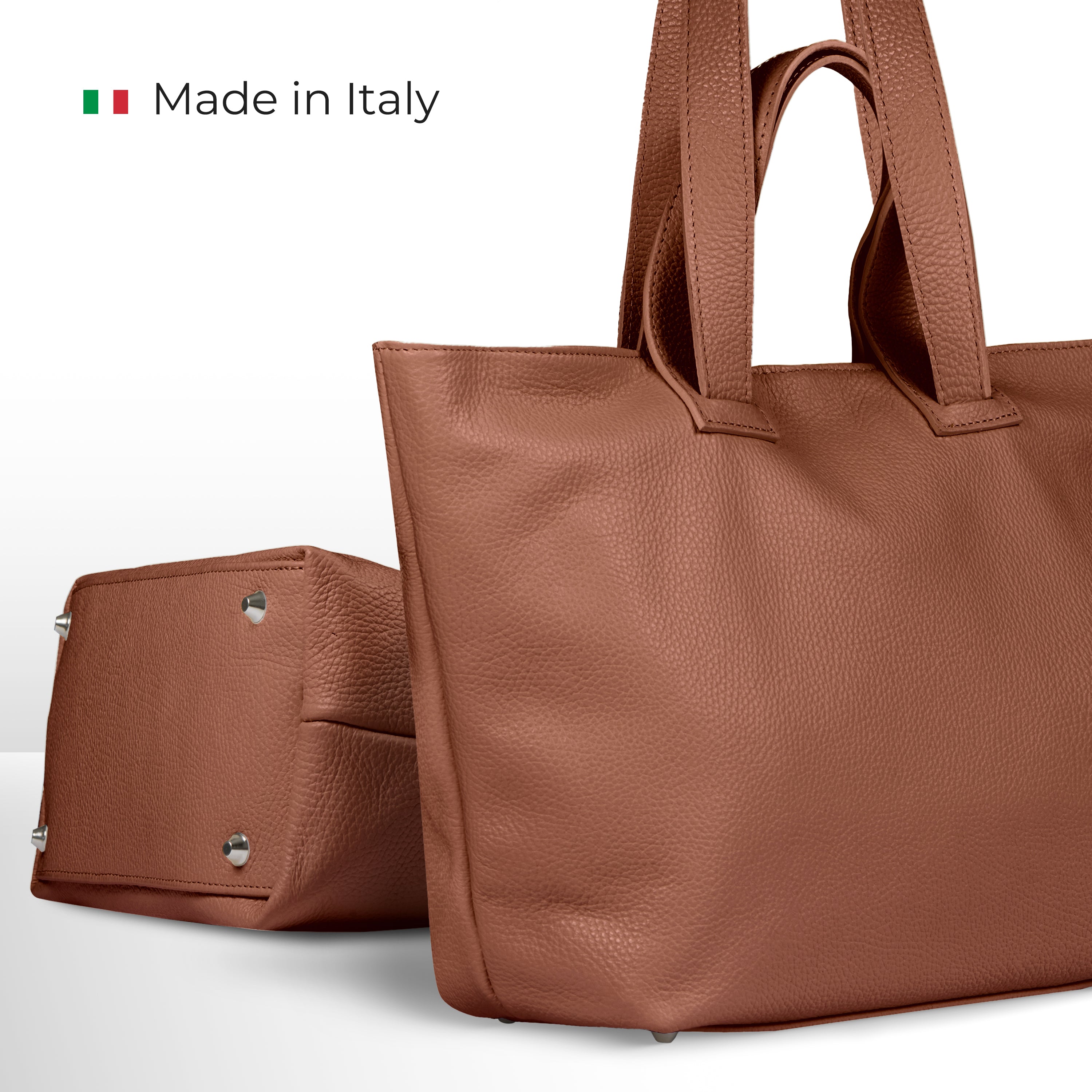 Italian Genuine Calf Leather Tote Bag 122500