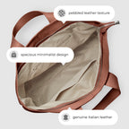 Italian Genuine Calf Leather Tote Bag 122500