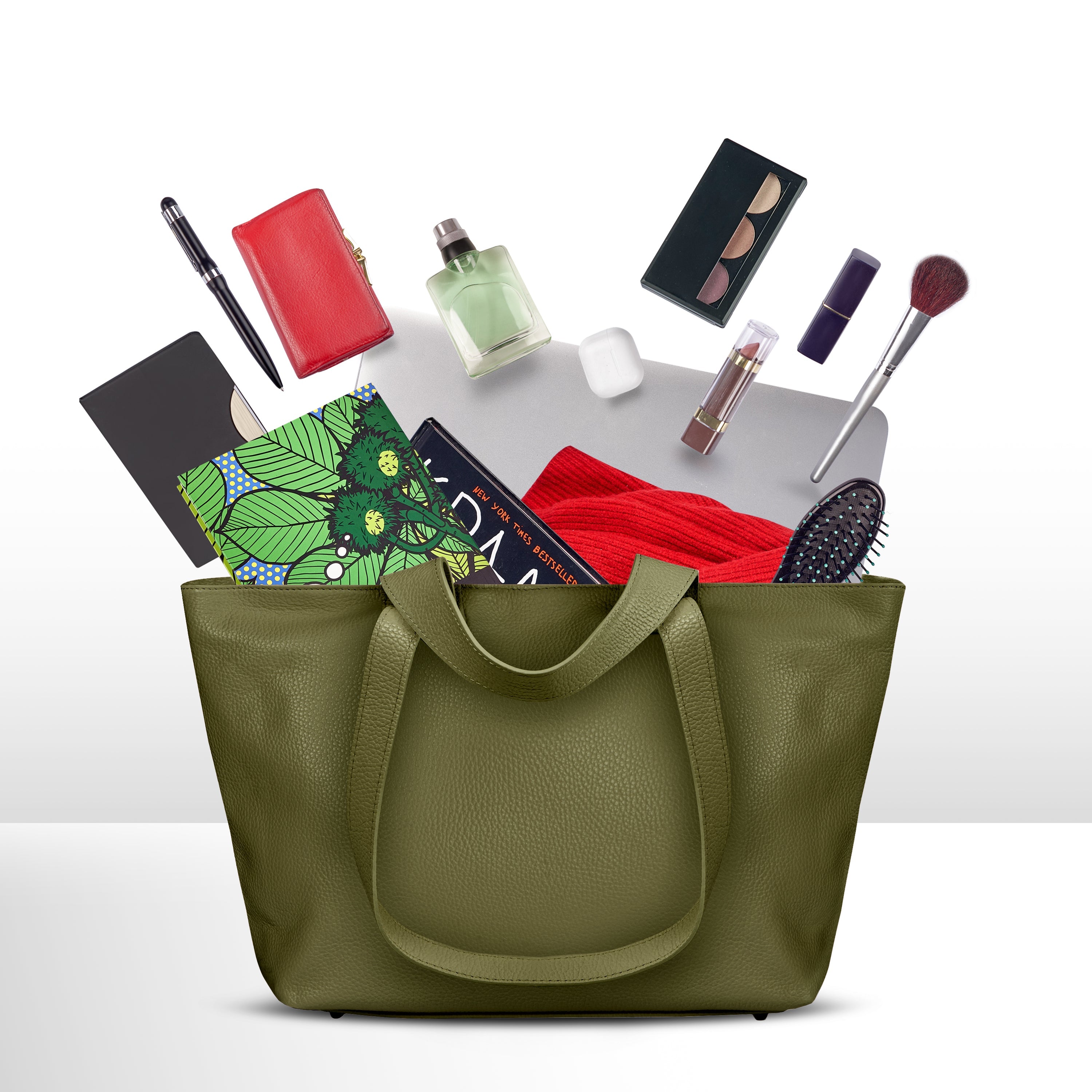 Italian Genuine Calf Leather Tote Bag 122500