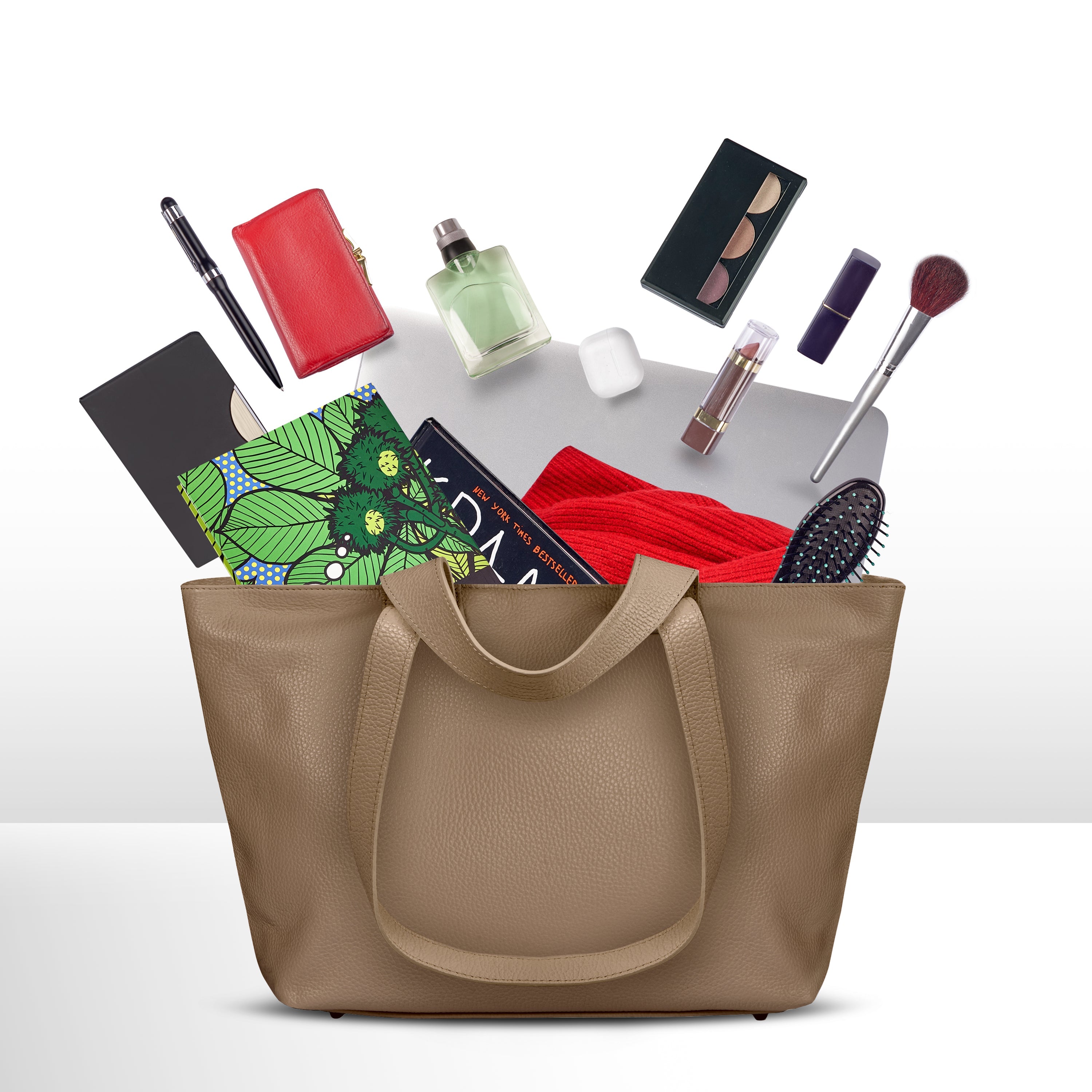 Italian Genuine Calf Leather Tote Bag 122500