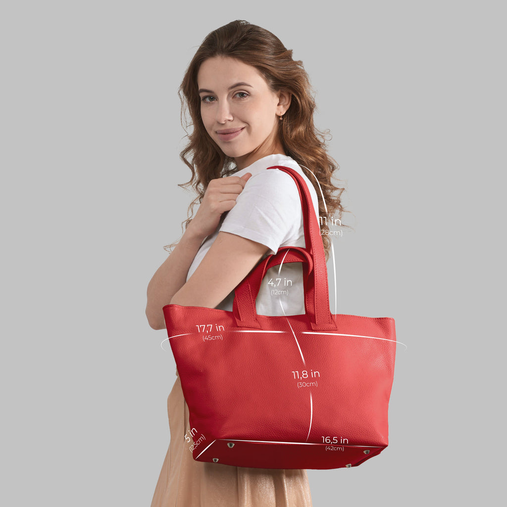Italian Genuine Calf Leather Tote Bag 122500