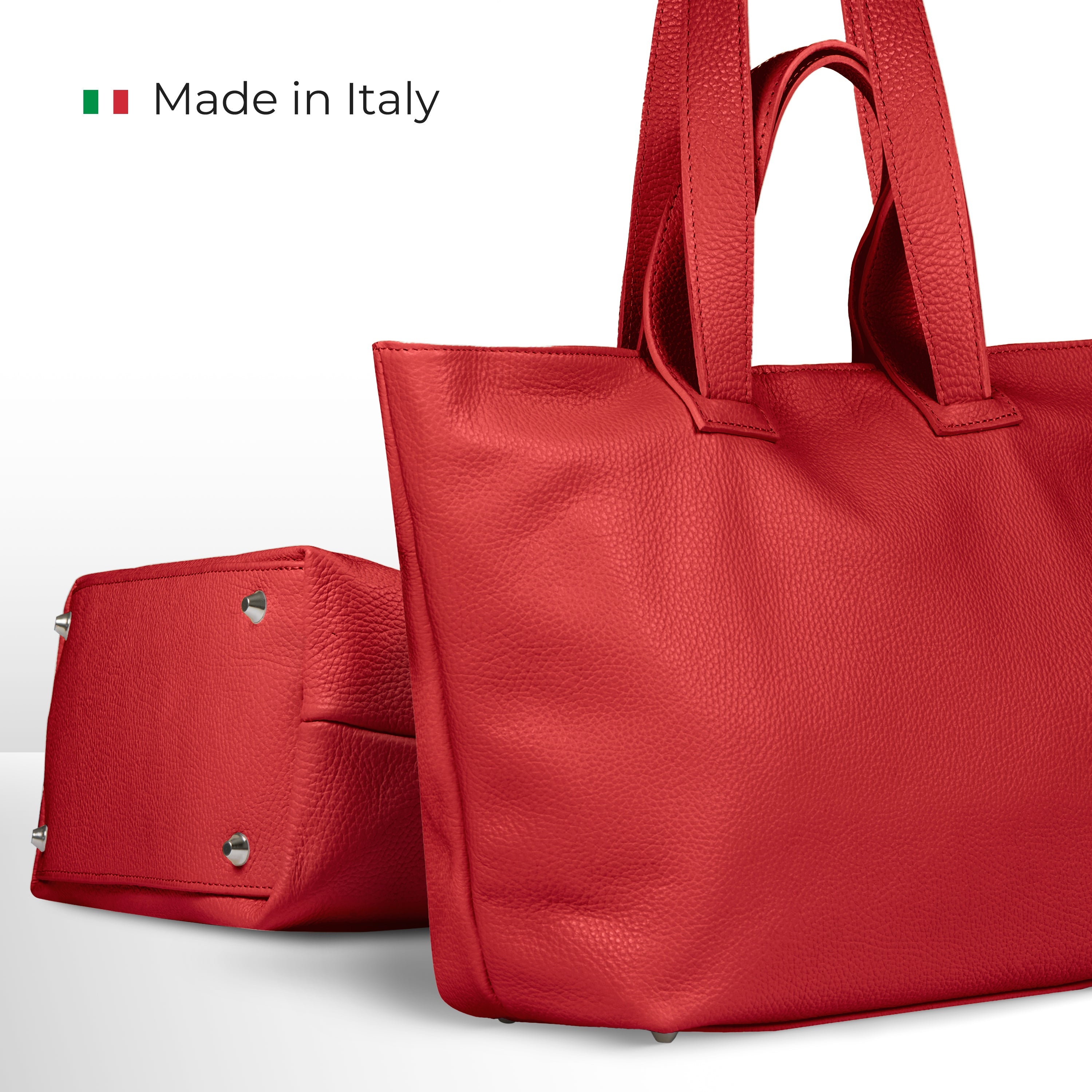Italian Genuine Calf Leather Tote Bag 122500