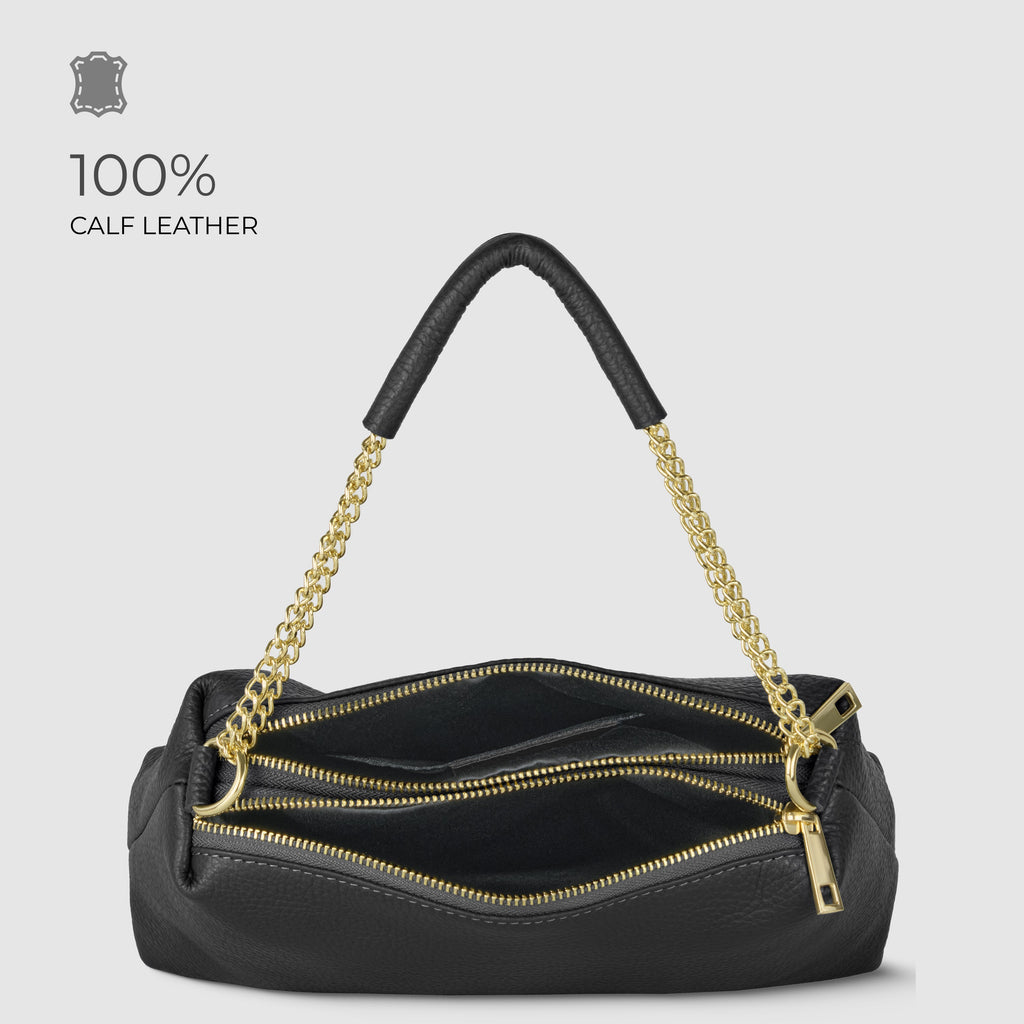 Italian Genuine Calf Leather Crossbody Bag 171522