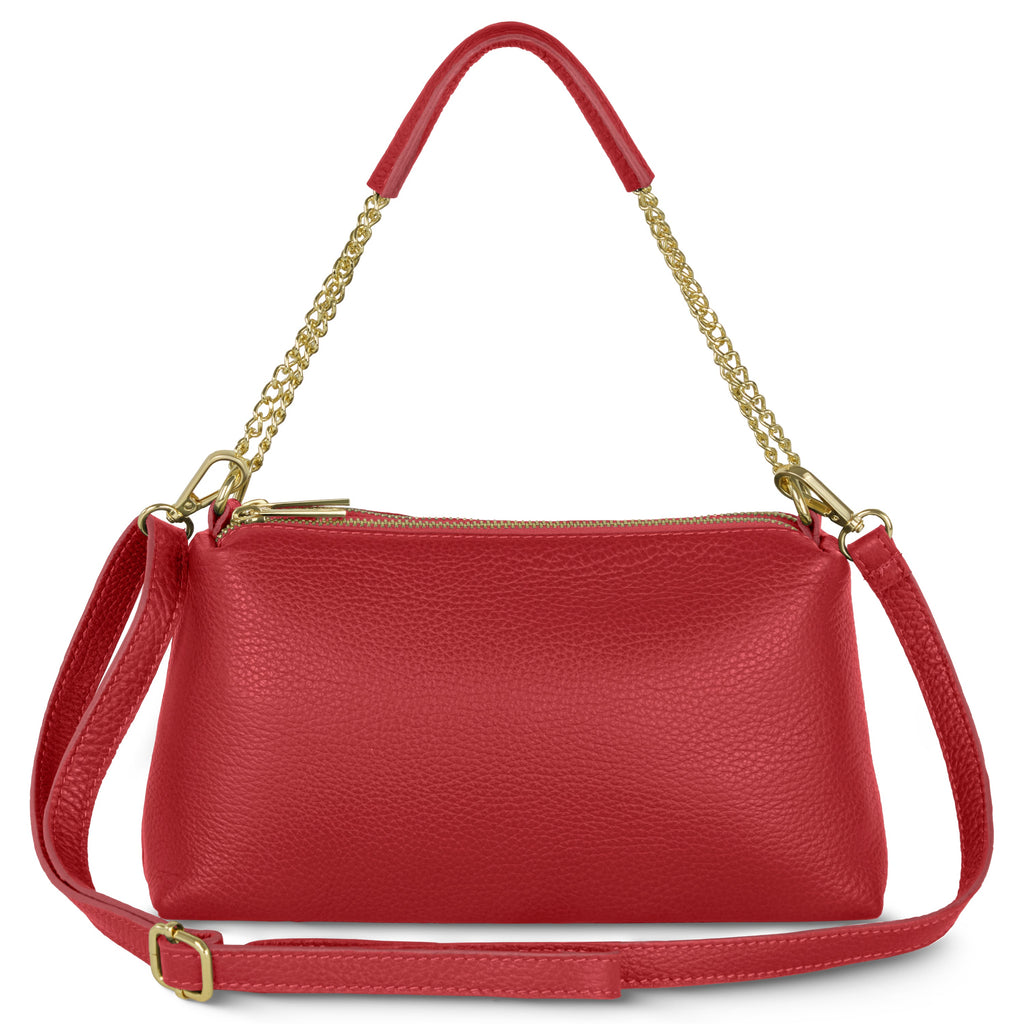 Italian Genuine Calf Leather Crossbody Bag 171522