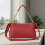 Italian Genuine Calf Leather Crossbody Bag 171522