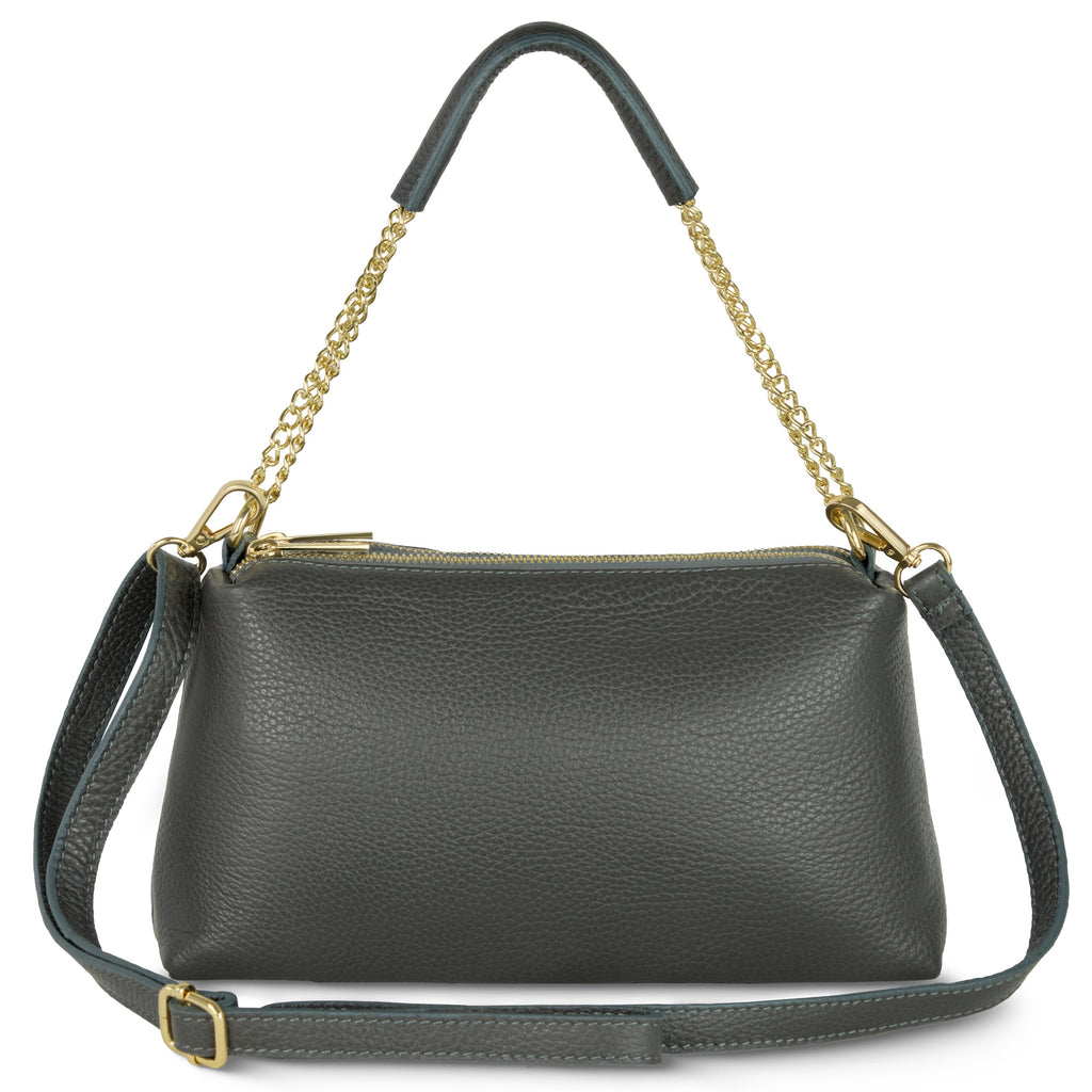 Italian Genuine Calf Leather Crossbody Bag 171522