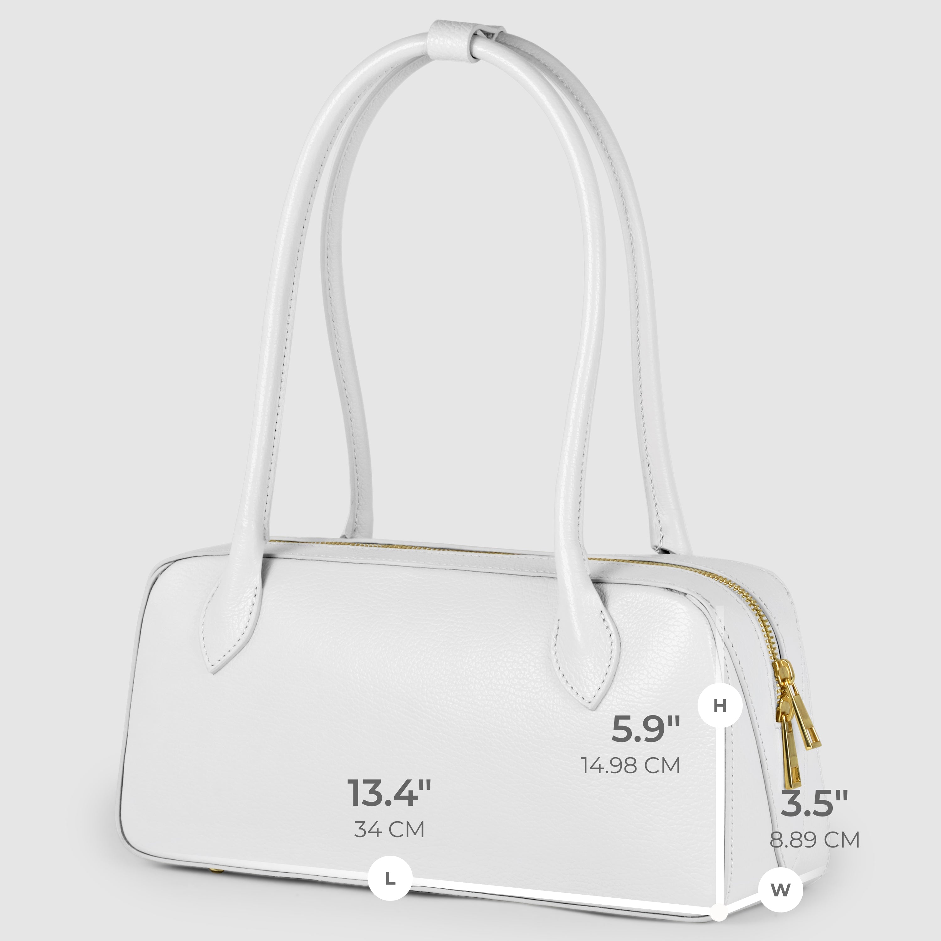 Italian Genuine Calf Leather Shoulder Bag 272511