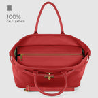 Italian Full-Grain Leather Top-Handle Bag | Cesena
