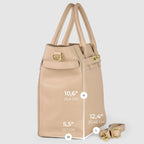 Italian Full-Grain Leather Top-Handle Bag | Cesena