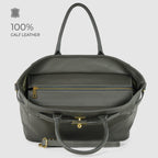 Italian Full-Grain Leather Top-Handle Bag | Cesena