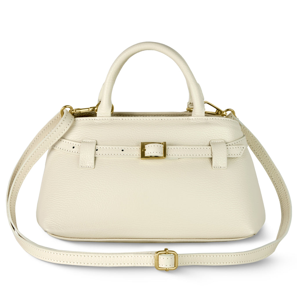 Italian Genuine Calf Leather Top-Handle Bag 252352