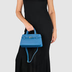 Italian Genuine Calf Leather Top-Handle Bag 252352