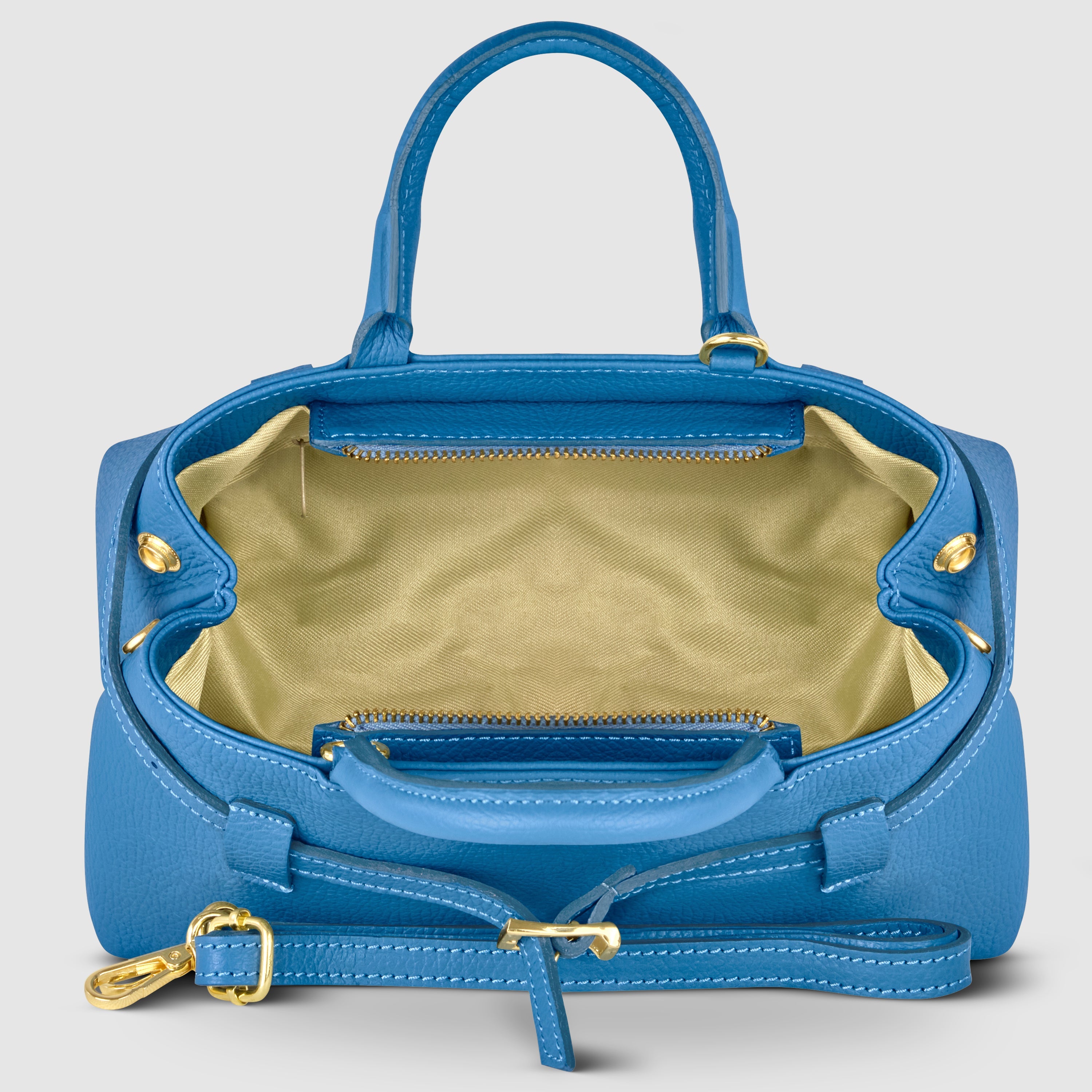 Italian Genuine Calf Leather Top-Handle Bag 252352
