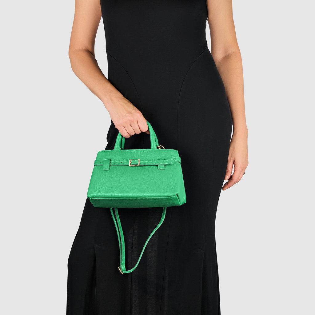 Italian Genuine Calf Leather Top-Handle Bag 252352