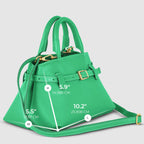Italian Genuine Calf Leather Top-Handle Bag 252352