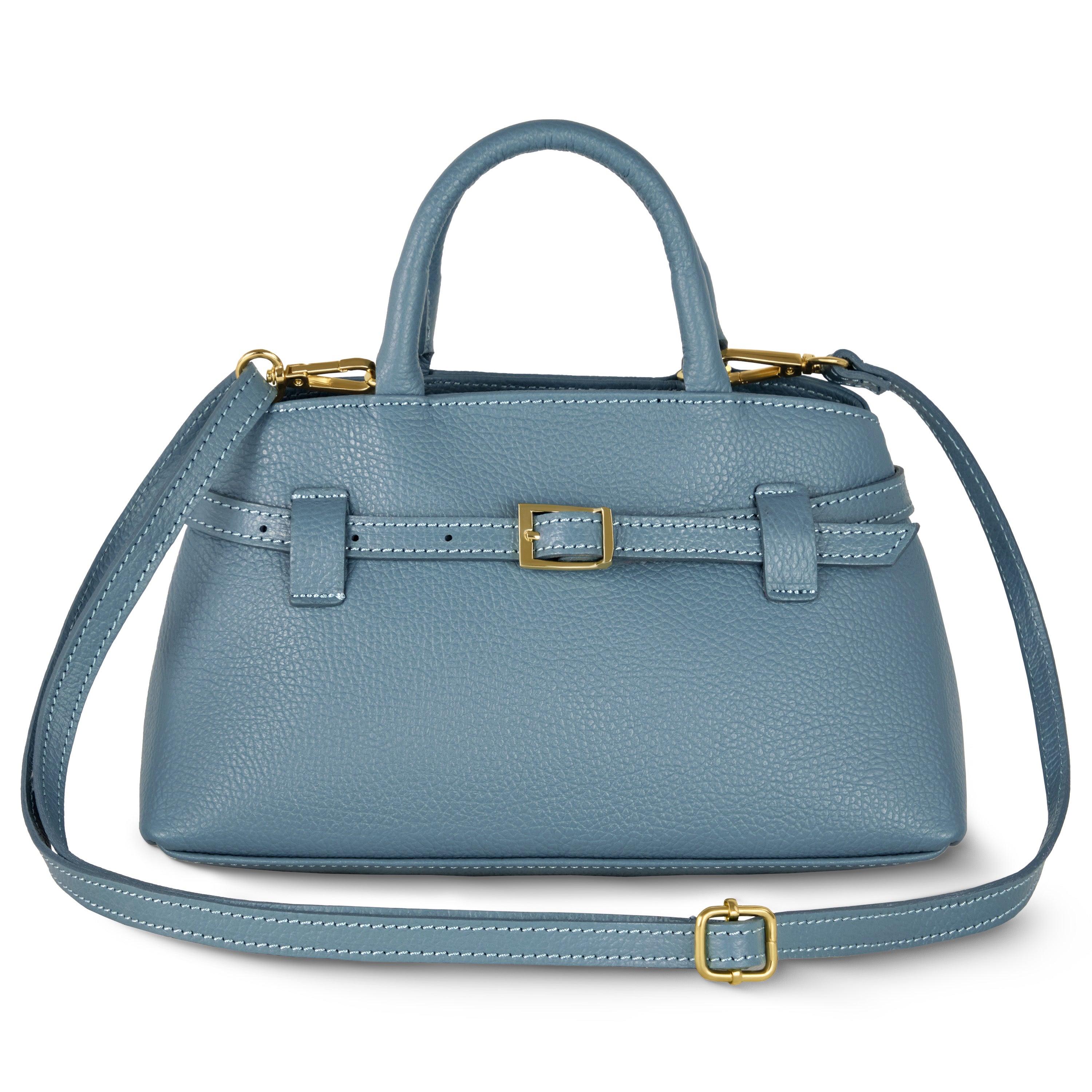 Italian Genuine Calf Leather Top-Handle Bag 252352