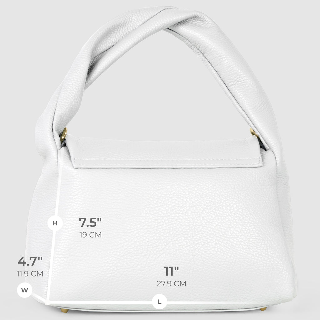 Italian Full-Grain Leather Top-Handle Bag | Perugia