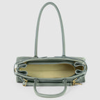 Italian Genuine Suede & Full-Grain Leather Shoulder Bag | Lodi