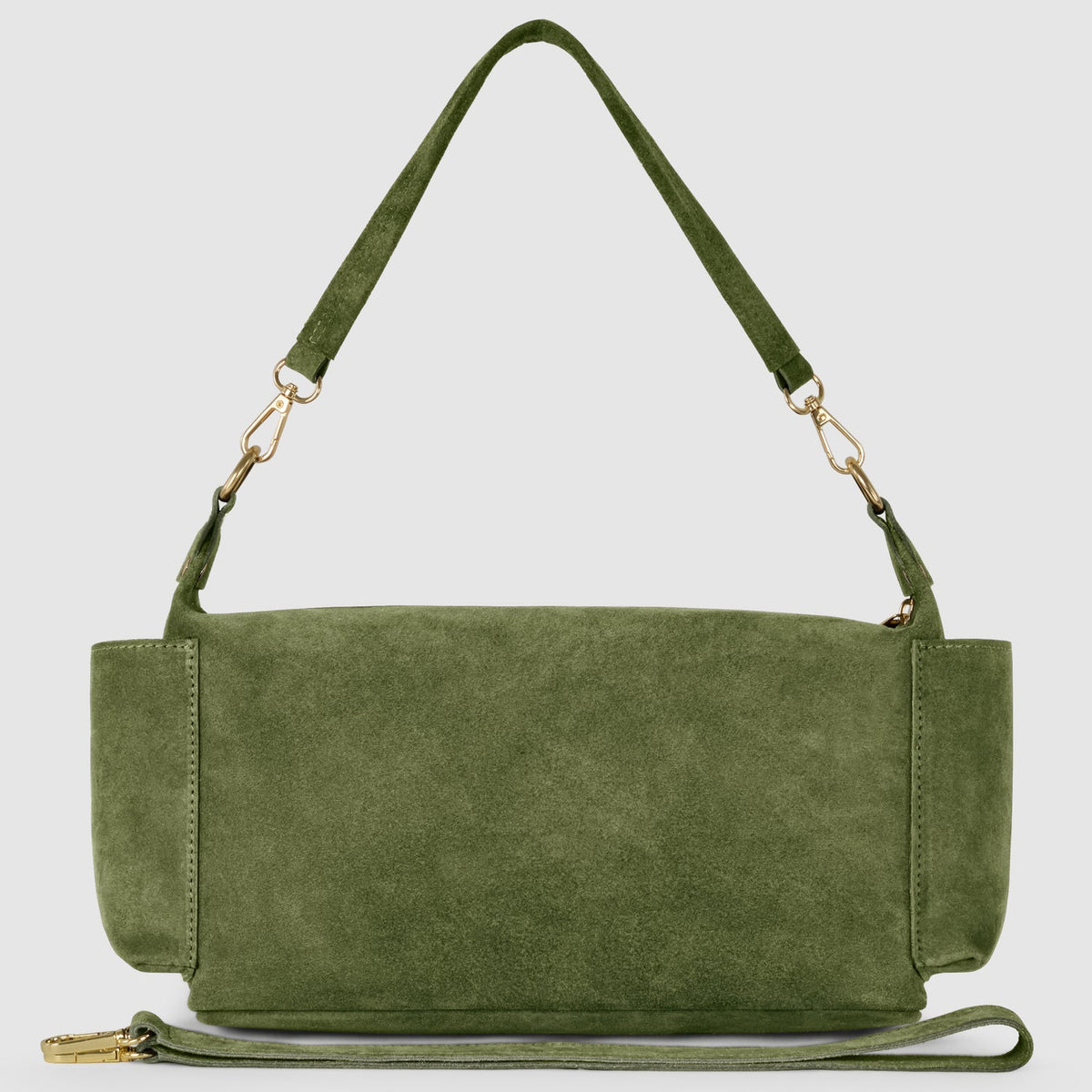 Italian Genuine Suede Shoulder Bag 323040