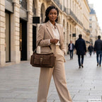 Italian Genuine Suede Shoulder Bag 323040