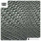 Italian Genuine Basketweave-Embossed Metallic Suede Top-Handle Bag | Treviso