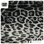 Italian Genuine Leopard-Print Metallic Suede Top-Handle Bag | Rimini