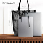 Italian Genuine Metallic Calf Leather Tote Bag 201718