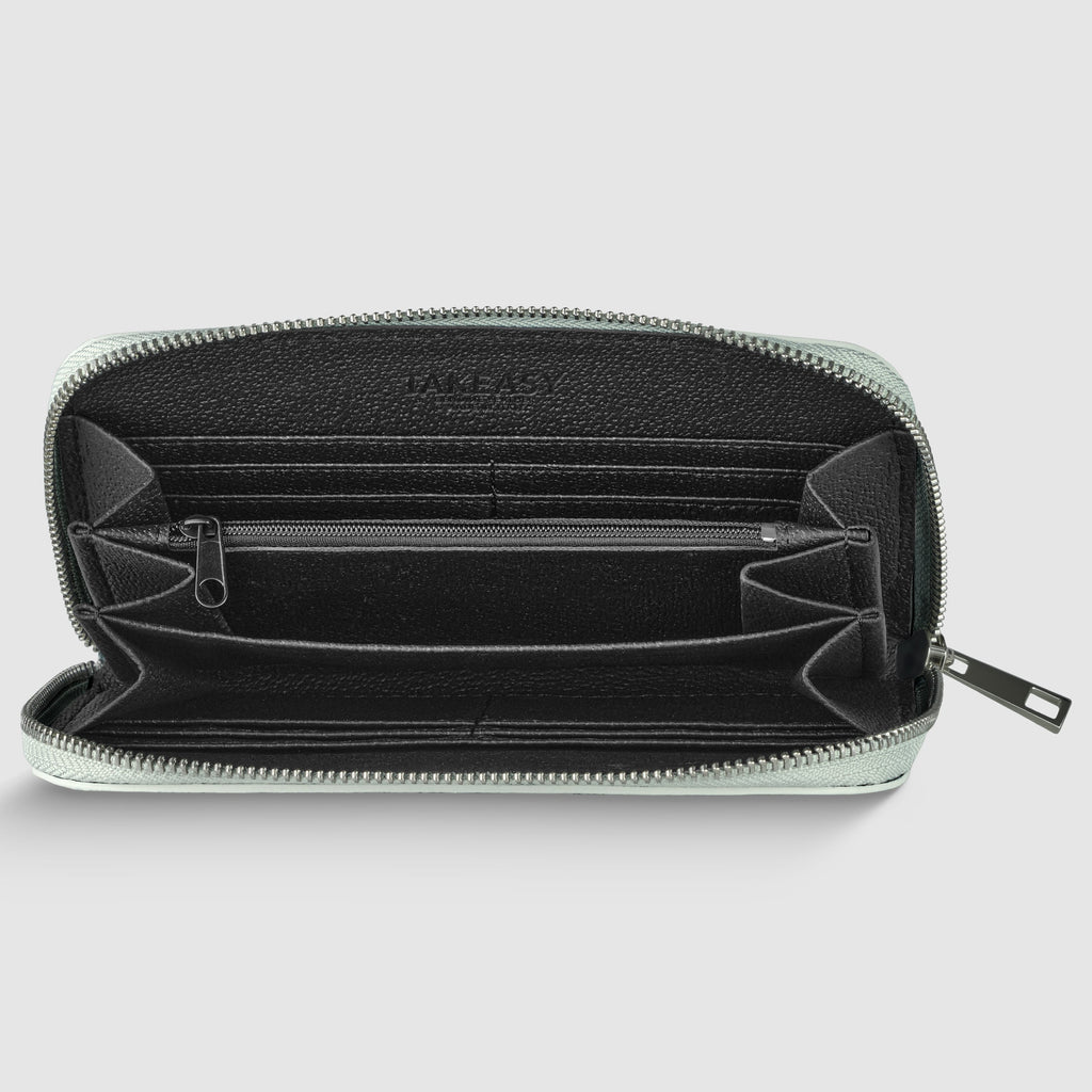 Italian Metallic Full-Grain Leather Wallet | Udine
