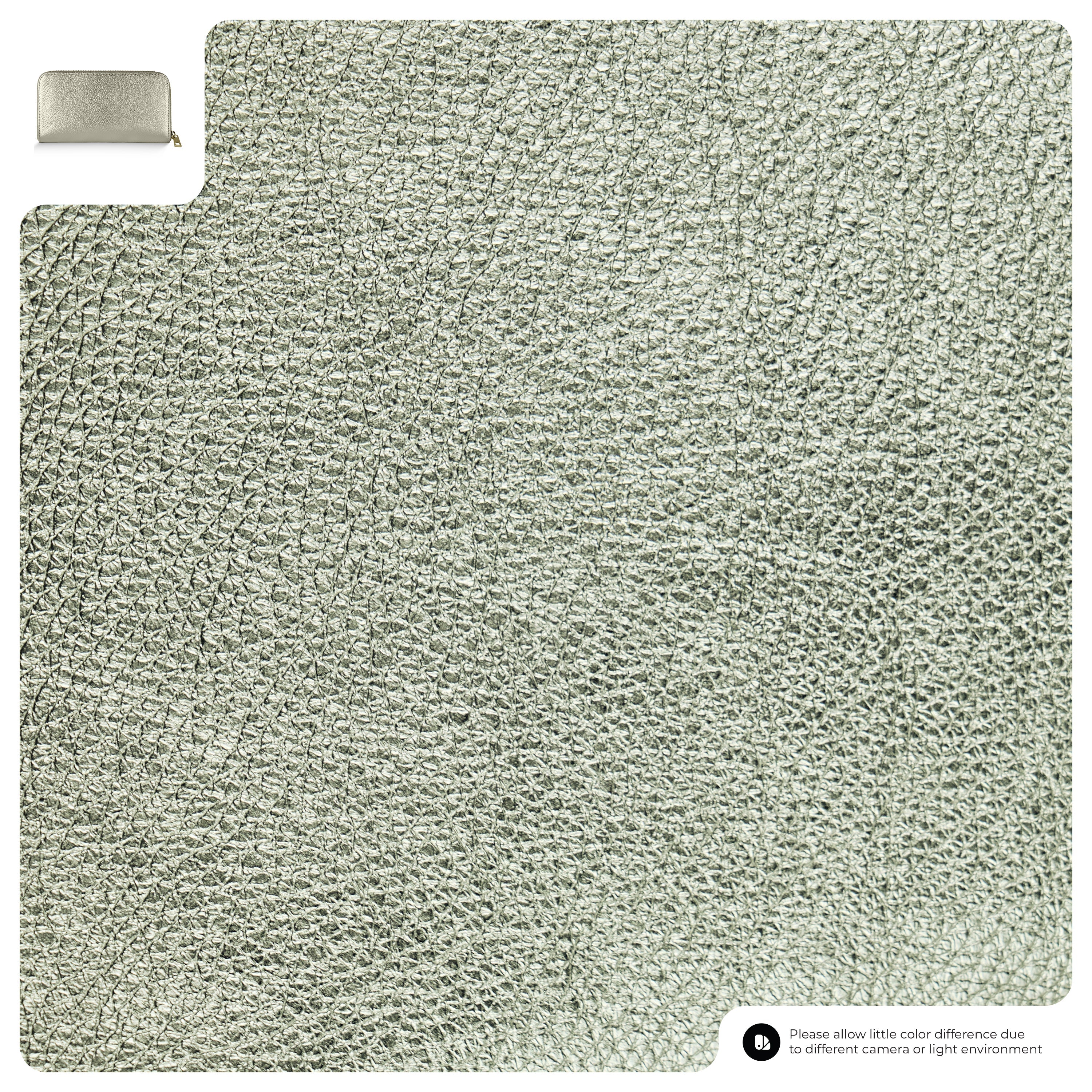 Italian Metallic Full-Grain Leather Wallet | Udine
