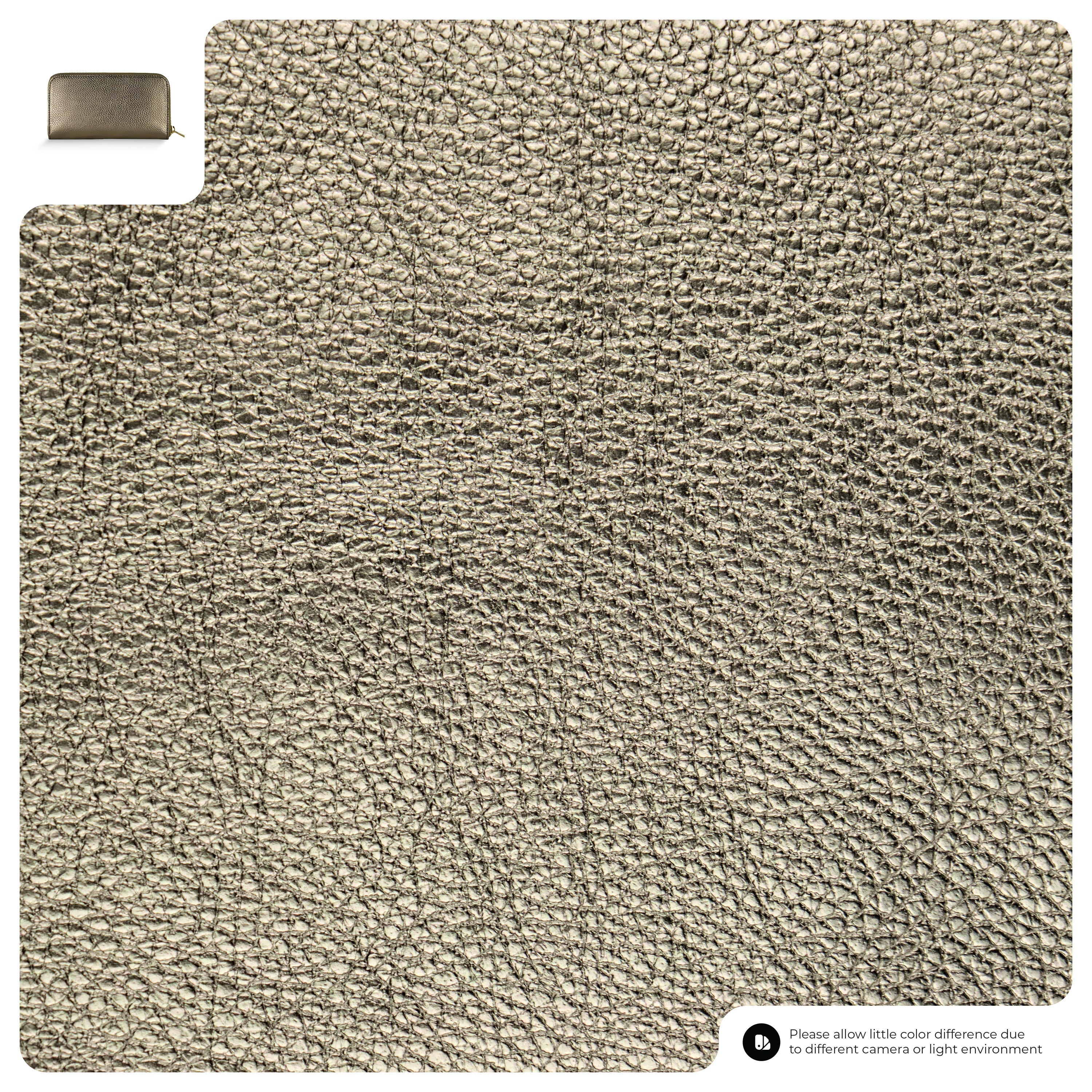 Italian Metallic Full-Grain Leather Wallet | Udine