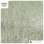 Italian Genuine Metallic Suede Top-Handle Bag | Padova