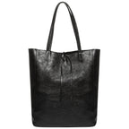 Italian Genuine Metallic Suede Tote Bag | Pisa
