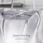Italian Genuine Metallic Suede Tote Bag | Pisa