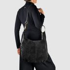 Italian Genuine Suede Hobo Bag 272510
