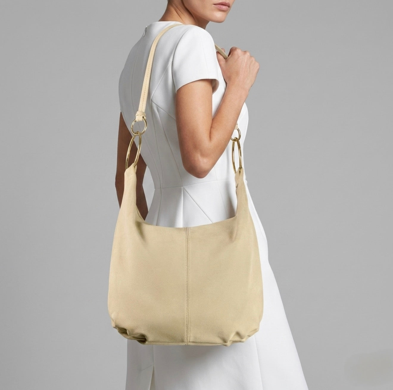 Italian Genuine Suede Hobo Bag 272510
