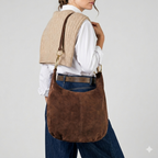 Italian Genuine Suede Hobo Bag 272510
