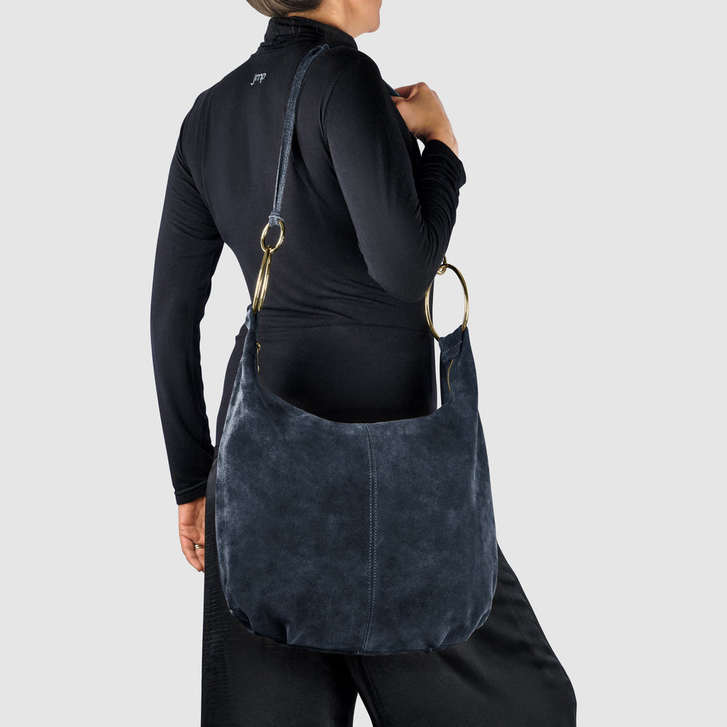 Italian Genuine Suede Hobo Bag 272510