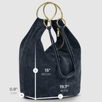 Italian Genuine Suede Hobo Bag 272510