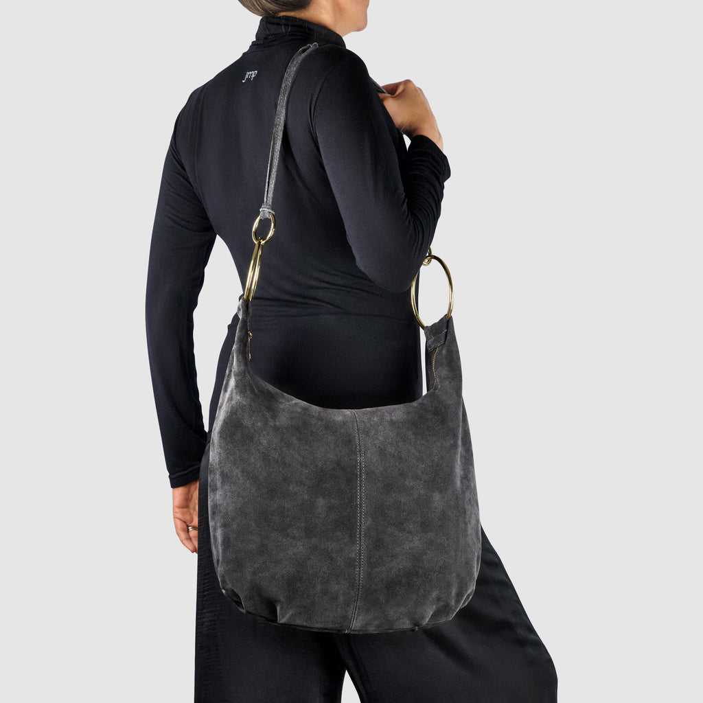 Italian Genuine Suede Hobo Bag 272510