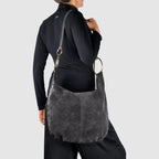 Italian Genuine Suede Hobo Bag 272510