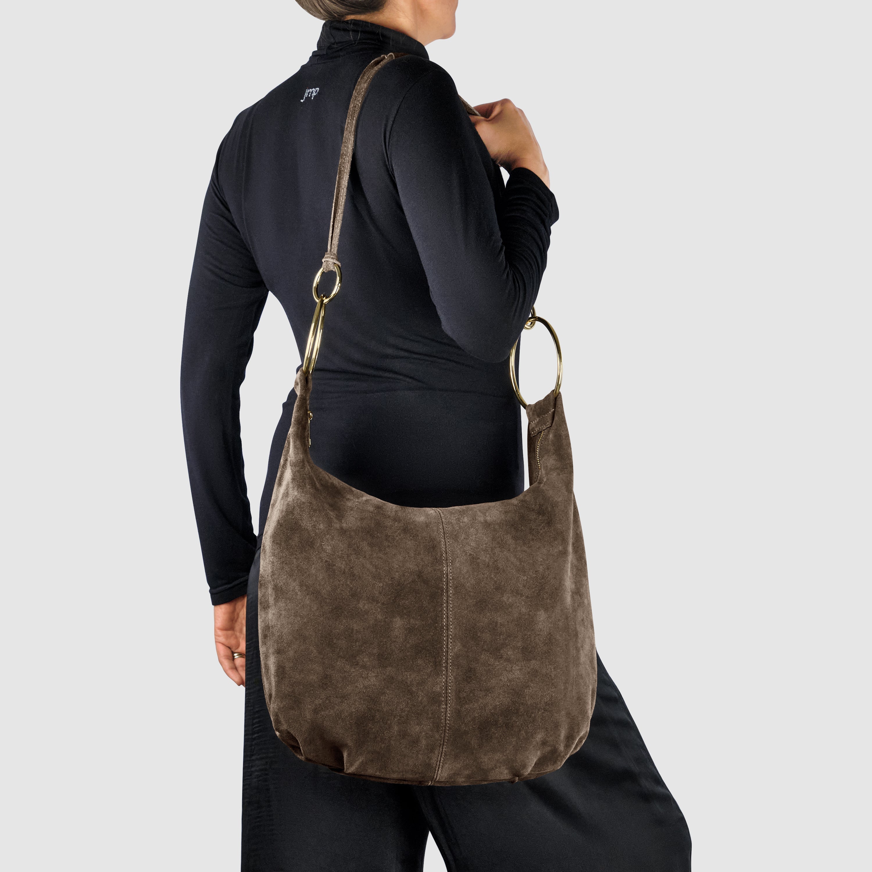 Italian Genuine Suede Hobo Bag 272510