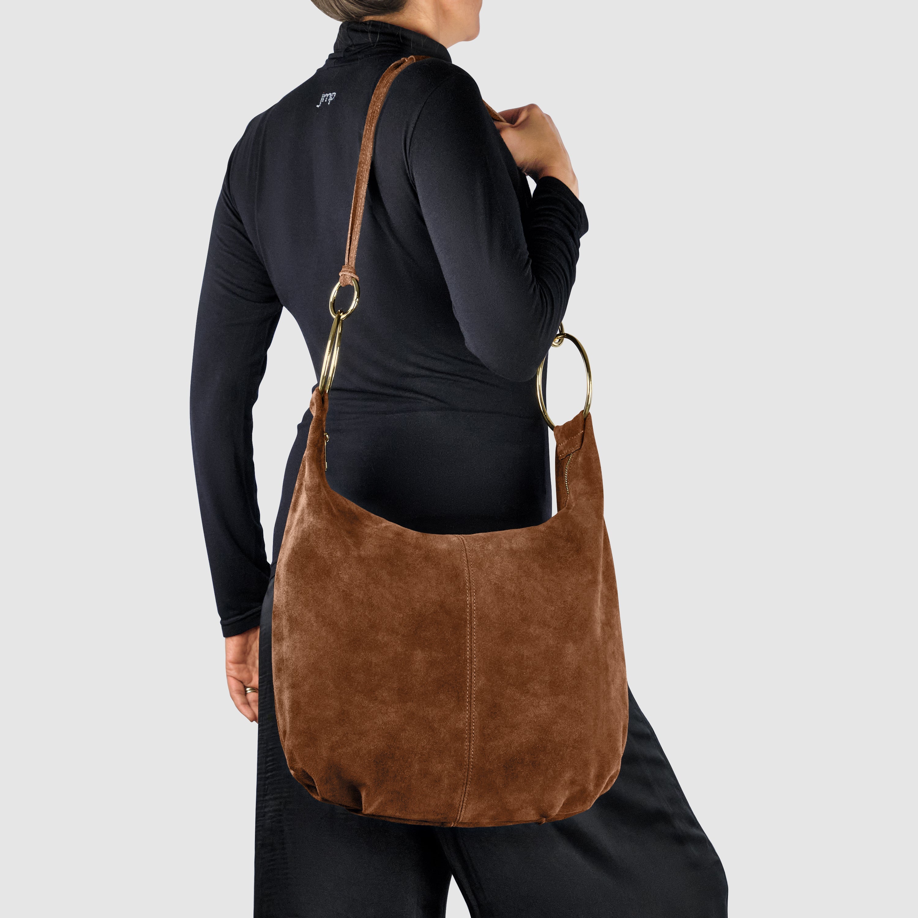 Italian Genuine Suede Hobo Bag 272510