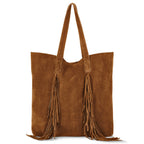 Italian Genuine Suede Tote Bag | Como