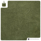 Italian Genuine Suede & Full-Grain Leather Tote Bag | Varese
